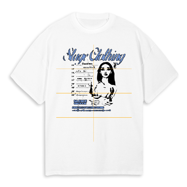 WOMEN White Oversized Tee.
