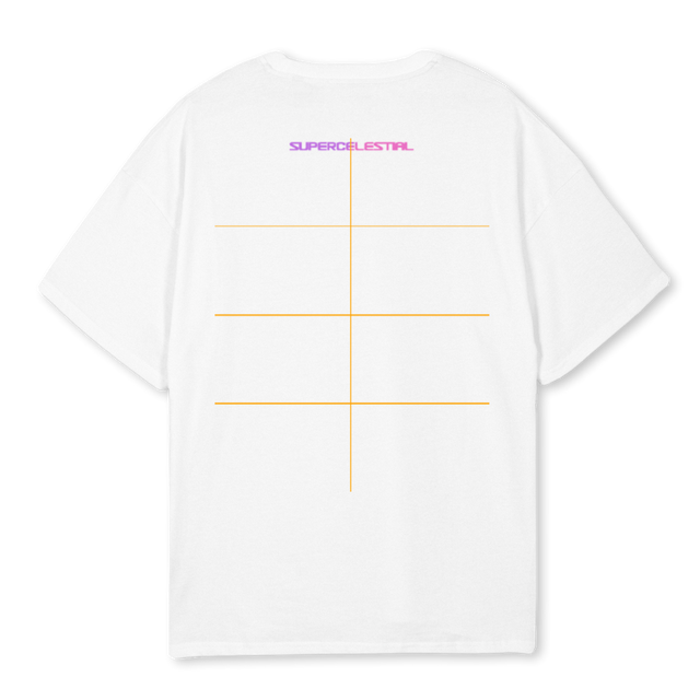 SUPERCELESTIAL White Oversized Tee.