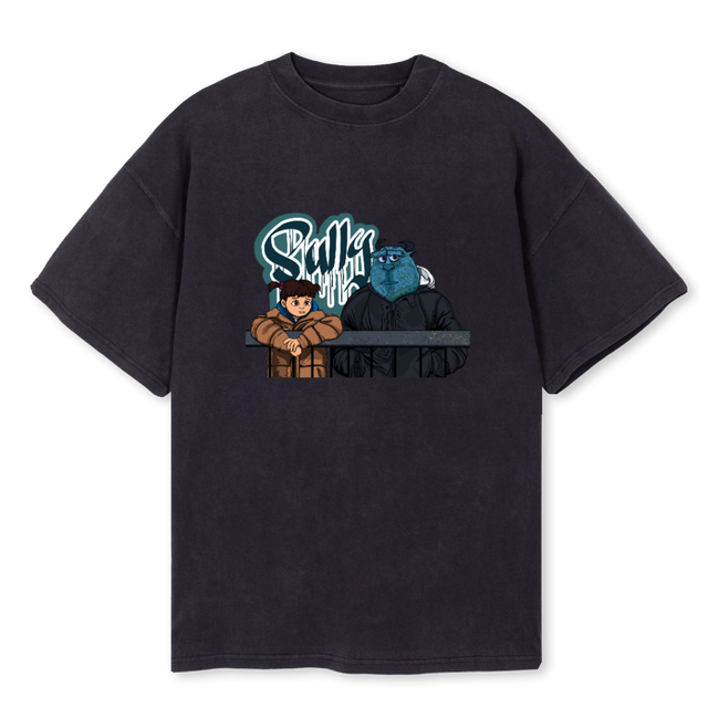 SULLY Vintage Black Oversized Tee.