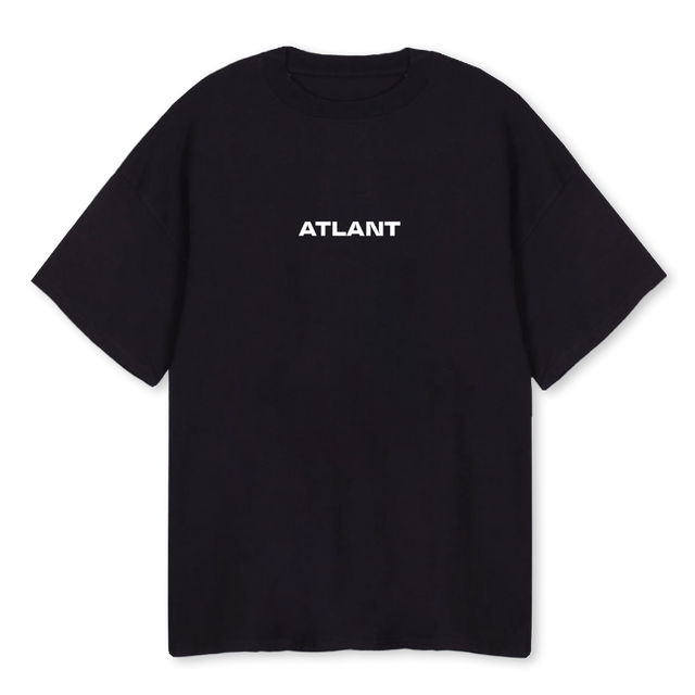 ATLANT Black Oversized Tee.