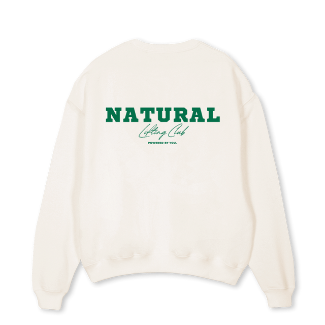 NLC  Vintage White Oversized Crewneck Sweater.