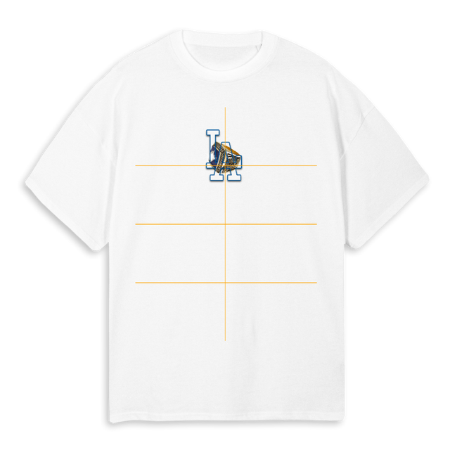 DODGER White Oversized Tee.