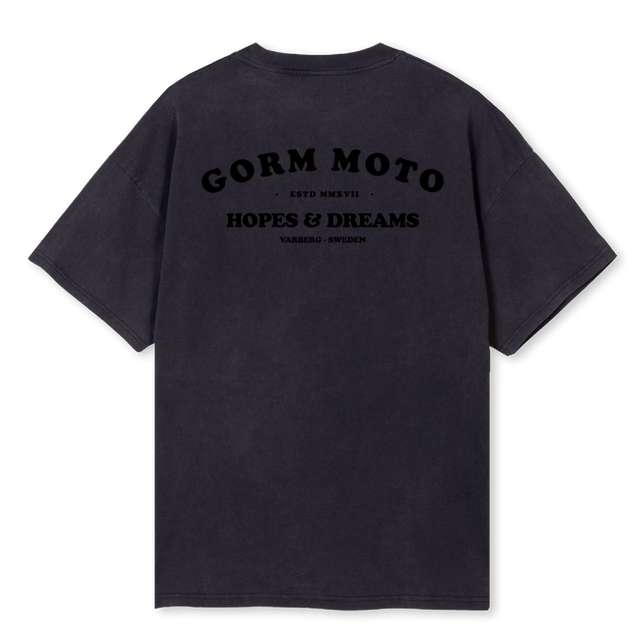 BLKHOPESANDDREAMS Vintage Black Oversized Tee.