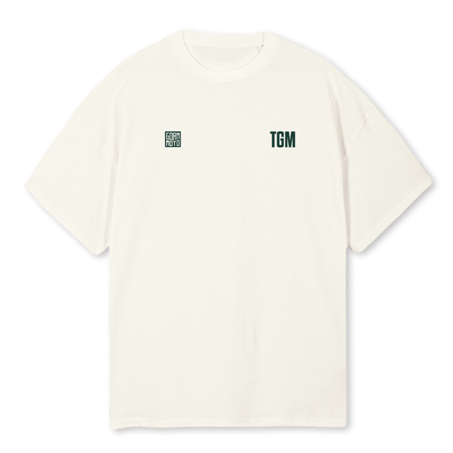 TGM Cream Oversized Tee.