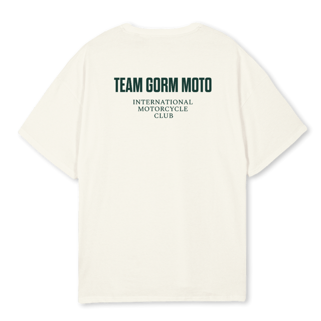 TGM Cream Oversized Tee.