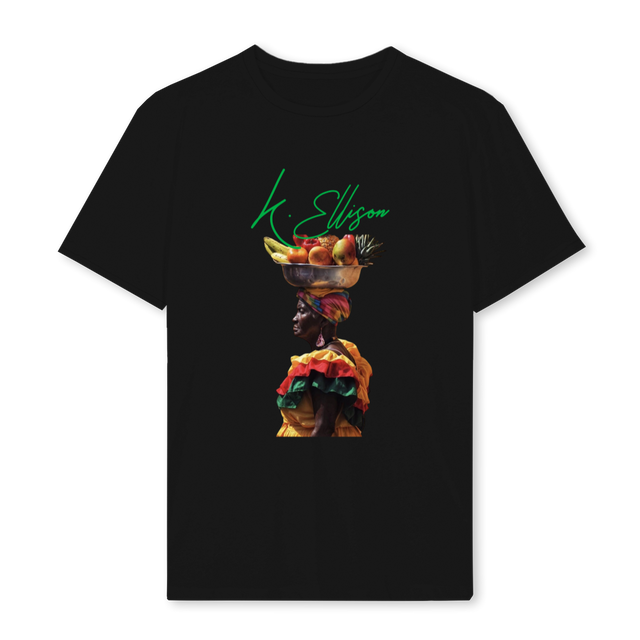 JADEPALENQ Black Regular Tee.