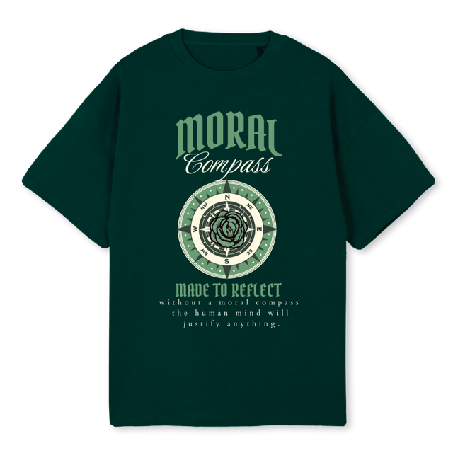 MCGREENROSE  Wild Green Oversized Tee.
