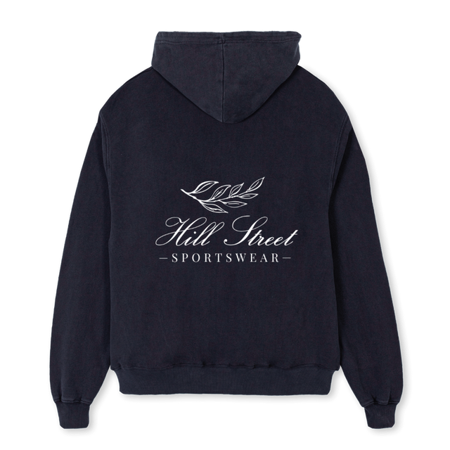 HSFWHOODIE Vintage Black Oversized Hoodie.