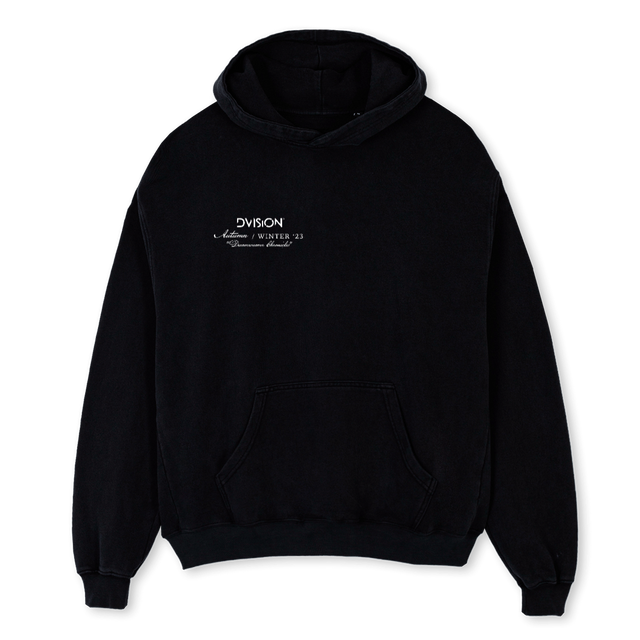 THINKERHOODIE Black Oversized Hoodie.