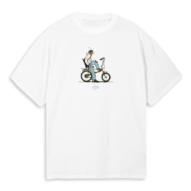CHOPPERBIKE White Oversized Tee.