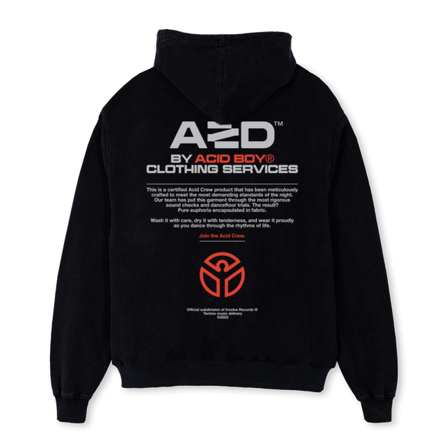 AZDWSS Black Oversized Hoodie.