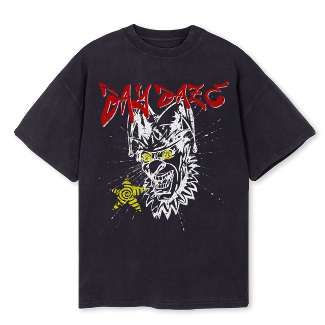 DAYDAZEBLACK Vintage Black Oversized Tee.