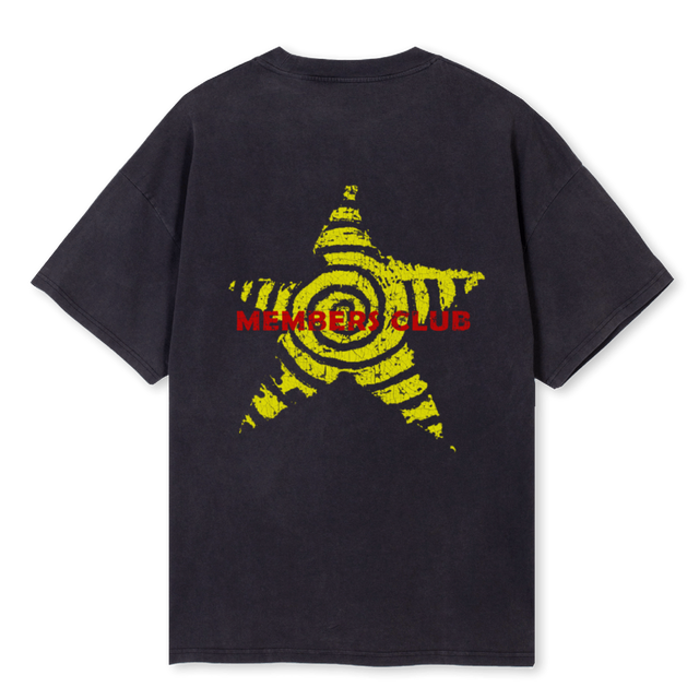 DAYDAZEBLACK Vintage Black Oversized Tee.
