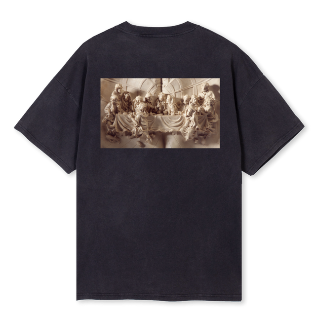 COMMUNION Vintage Black Oversized Tee.