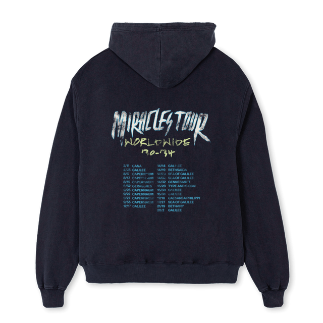 GREY  Vintage Black Oversized Hoodie.