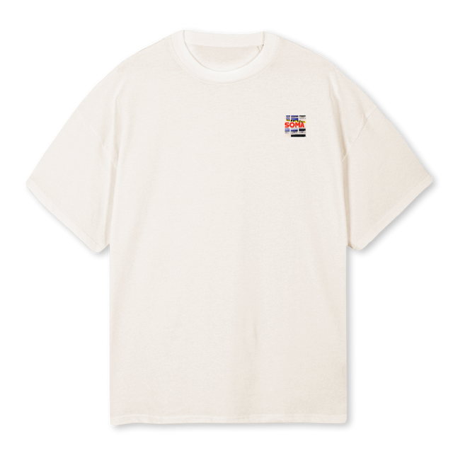 SOMATSHIRTONE Vintage White Oversized Tee.