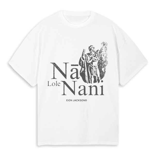 HAWAII White Oversized Tee.