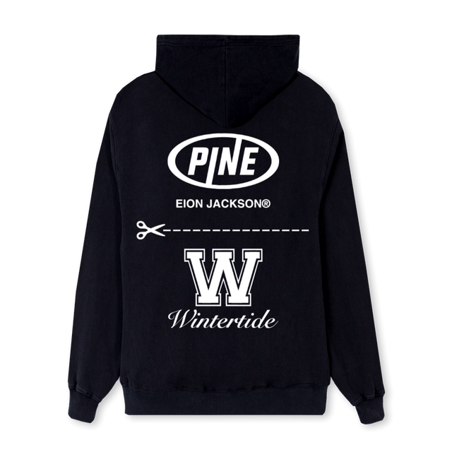 TB Black Regular Hoodie.