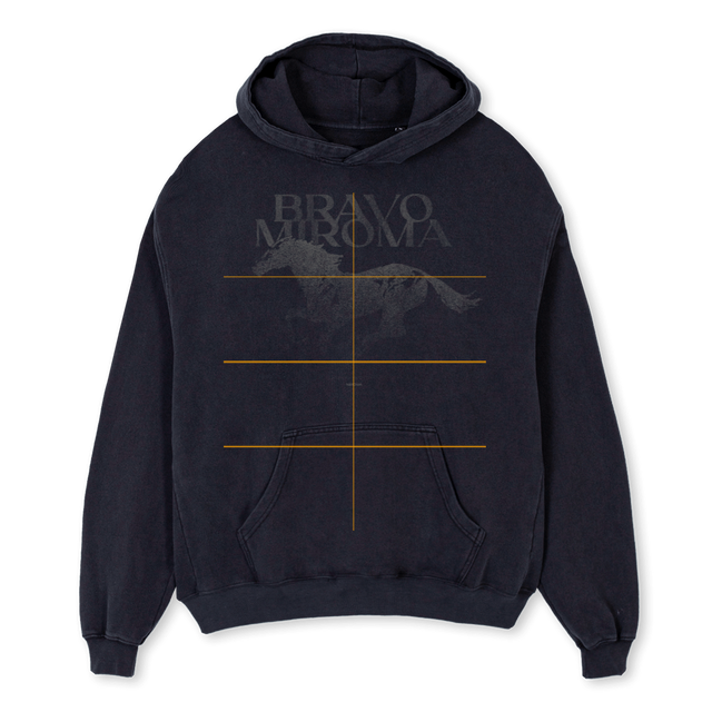BRAVOMIROMA Vintage Black Oversized Hoodie.