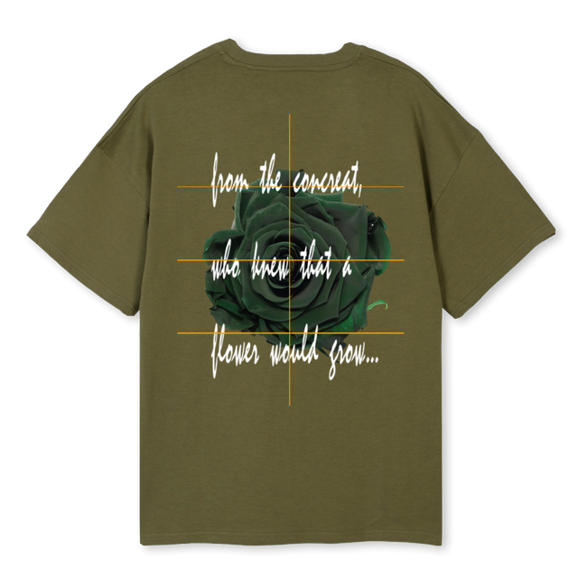 TRTGK Kaki Oversized Tee.