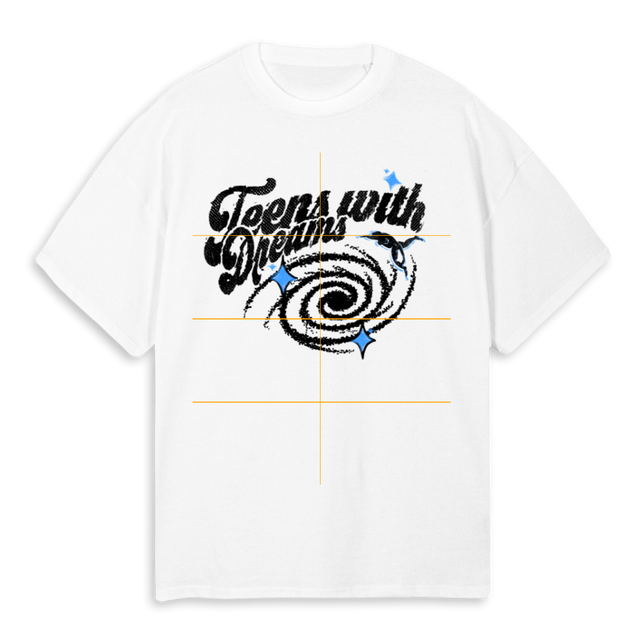 UNIVERSETEE White Oversized Tee.