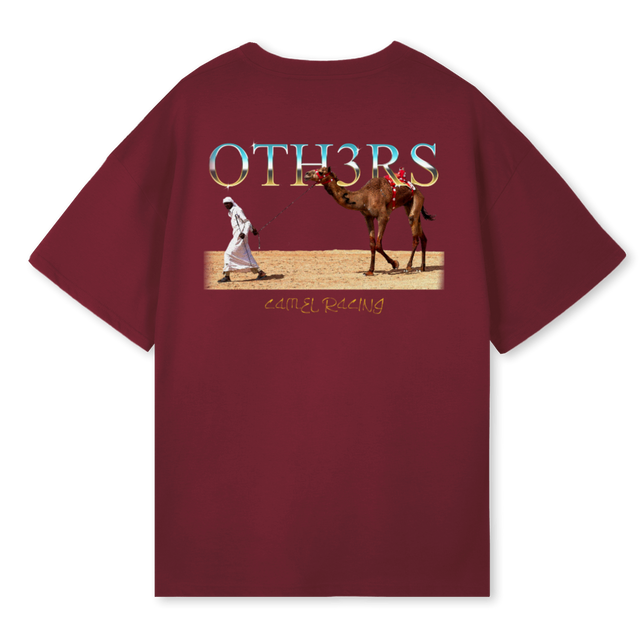 CAMM Burgundy Oversized Tee.