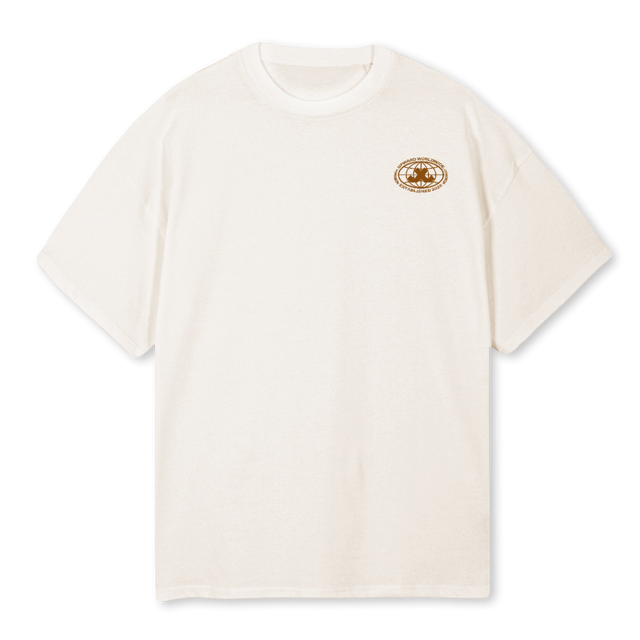 UWFAFINAL Vintage White Oversized Tee.