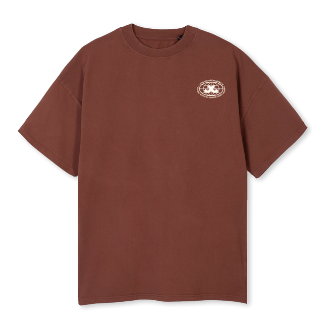UWFAFINAL Vintage Brown Oversized Tee.