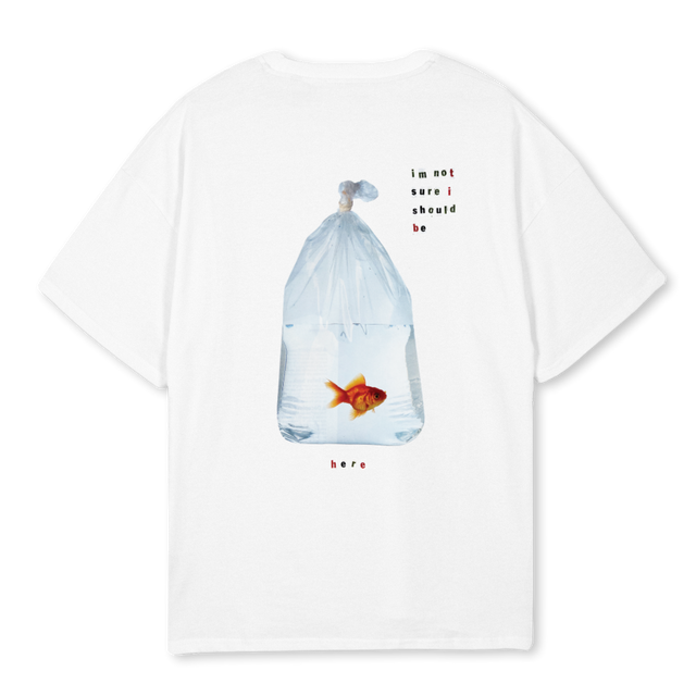 MKTINS White Oversized Tee.