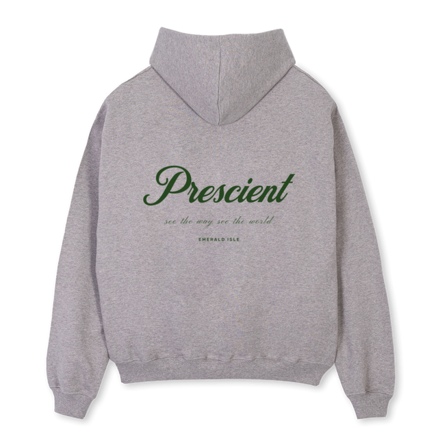 EMERALDHOODY Grey Marl Oversized Hoodie.
