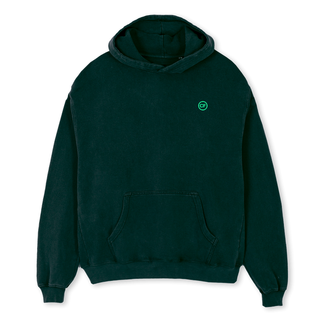 CARBON Wild Green Oversized Hoodie.