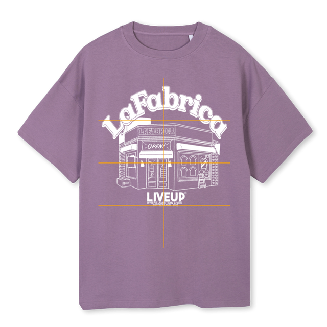 QQQQ Purple Oversized Tee.