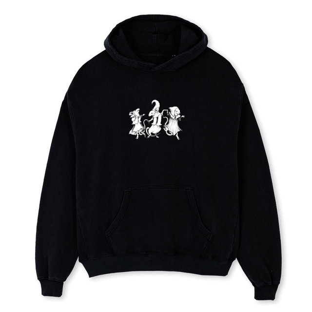 BRUJASHOODIE  Black Oversized Hoodie.