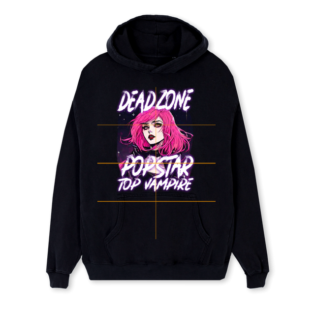 TOPVAMP Black Regular Hoodie.