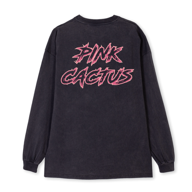 OGLONG Vintage Black Oversized LS Tee.