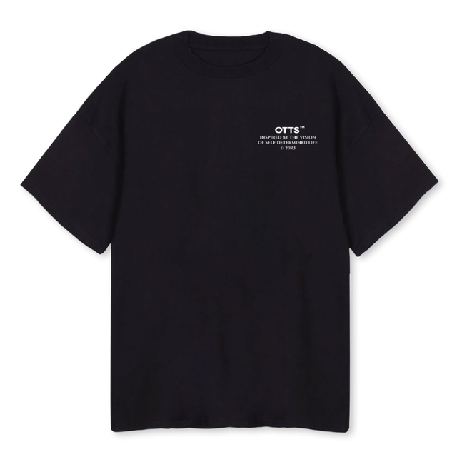NORICHTEE Black Oversized Tee.