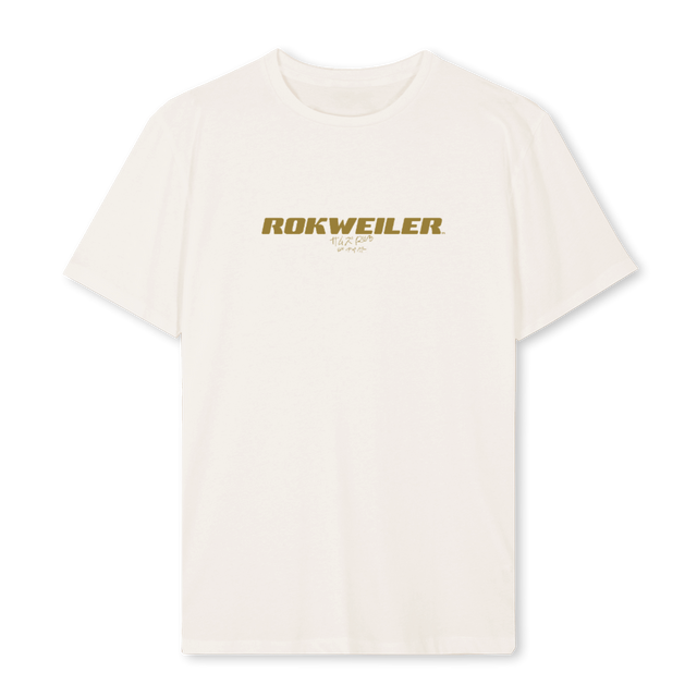 ROKWEILERLOGOTEE Vintage White Regular Tee.