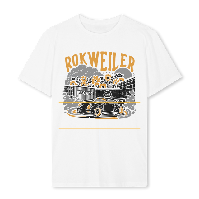 FULLTHROTTLEWHITETEE White Regular Tee.