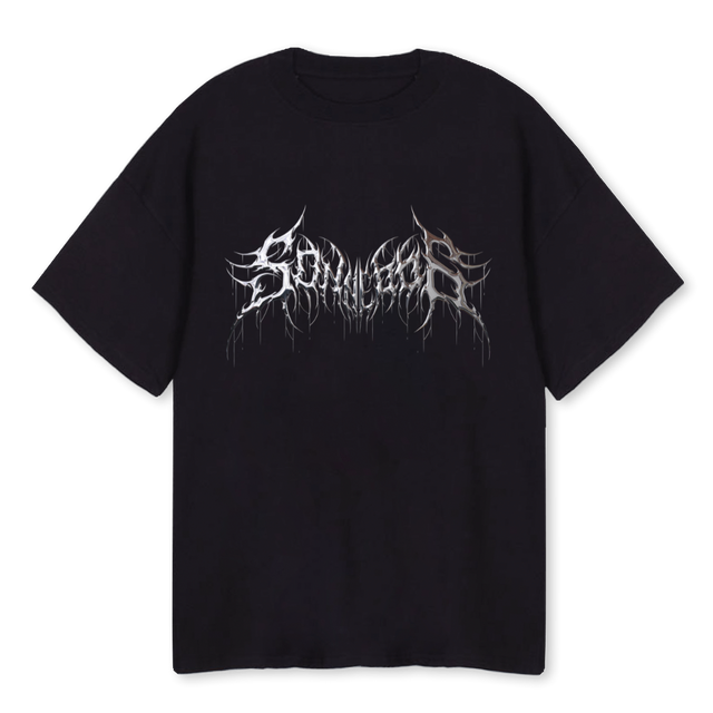 SONNEBLACK Black Oversized Tee.