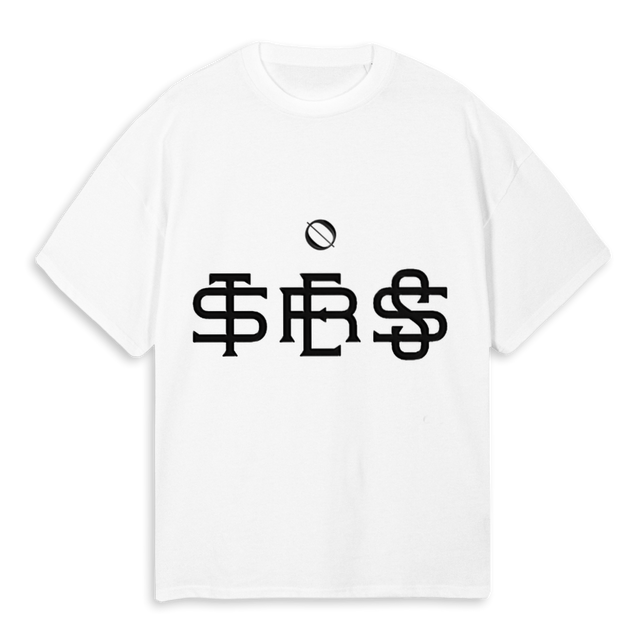 NOSTRESS White Oversized Tee.
