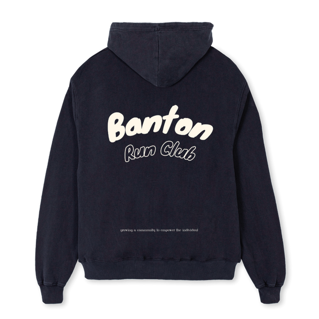 BANTONHOODIEONEXL Vintage Black Oversized Hoodie.
