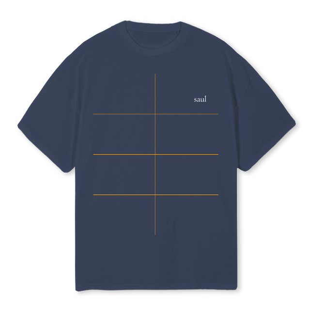 NAVY  Navy Blue Oversized Tee.