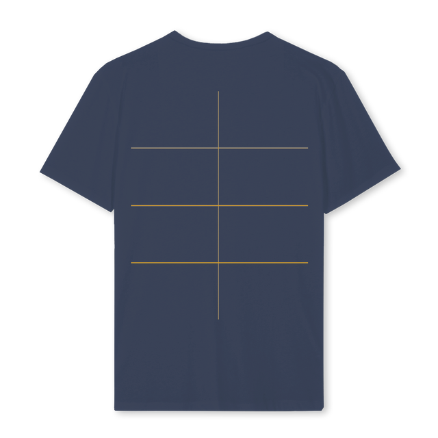 THISMUSTBETHE Navy Blue Regular Tee.