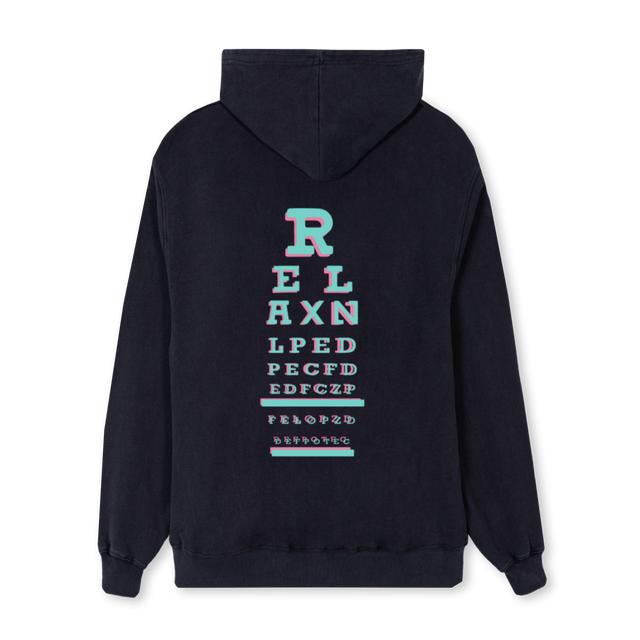 MAN Vintage Black Regular Hoodie.