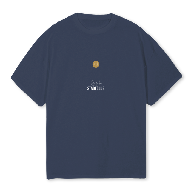 STADTCLUBSPECIAL Navy Blue Oversized Tee.