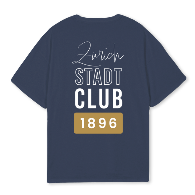 STADTCLUBSPECIAL Navy Blue Oversized Tee.