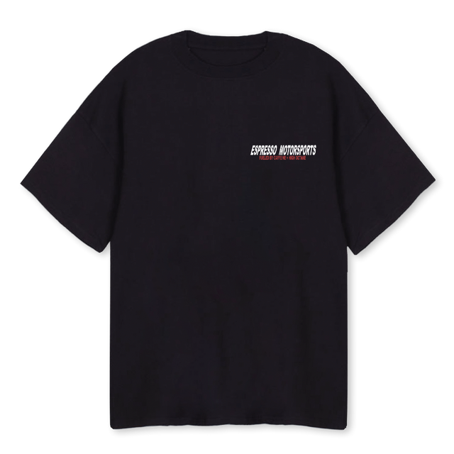 KOHLIONE Black Oversized Tee.