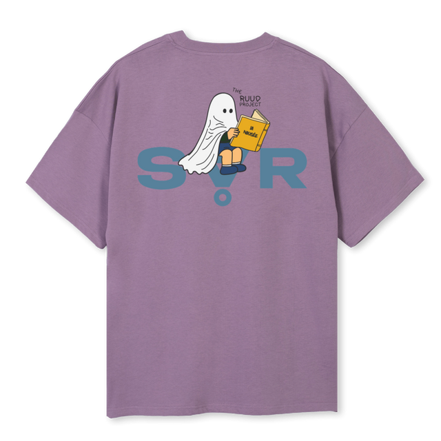 GHOSTSTORIES Purple Oversized Tee.