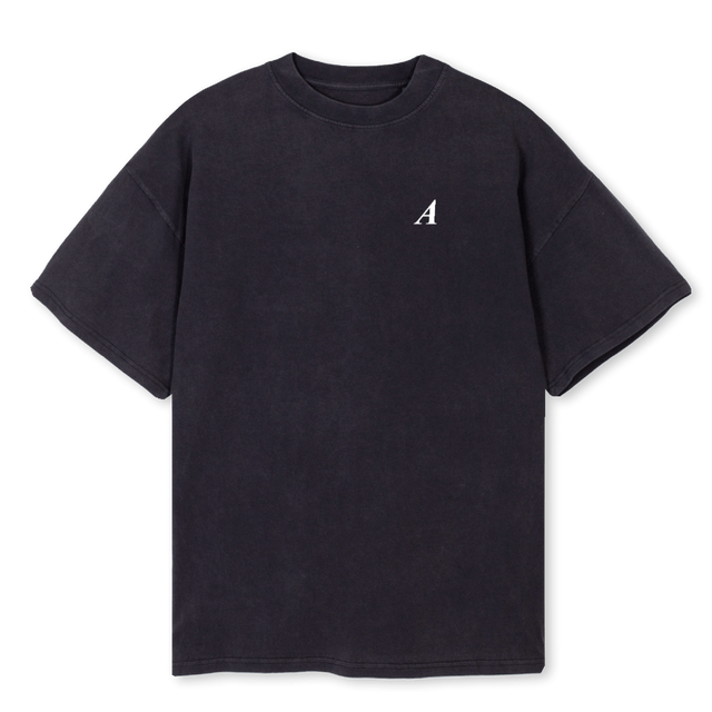 AUTHENTICSCSTEE Vintage Black Oversized Tee.