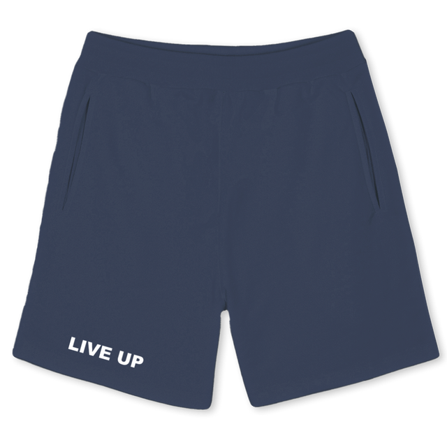 B Navy Blue Sweatshorts.